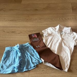 Girl Scout Sash with Cat & Jack outfit.